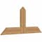 Ekena Millwork Portland Timber Gable Bracket, Western Red Cedar, 48"W x 22"H x 1 1/2"D x 5 1/2"F, 11/12 Pitch GBW048X22X0206POR00SWR - alternate 3